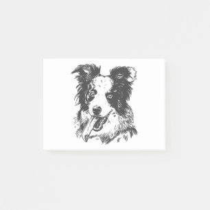 Border Collie Dog - Aussie Lover Post-it Klebezettel