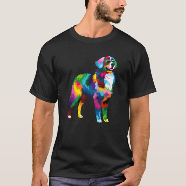 Border Collie Dog Besitzer Haustier Hund 1 T-Shirt (Vorderseite)