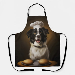 Border Collie Dog Koch Schürze