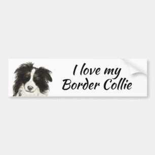 Border Collie Dog Liebe mein Zitat Autoaufkleber