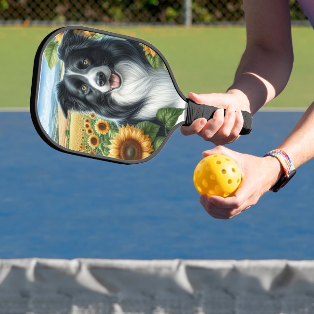 Border Collie Dog Lover Pickleball Paddle (InSitu)