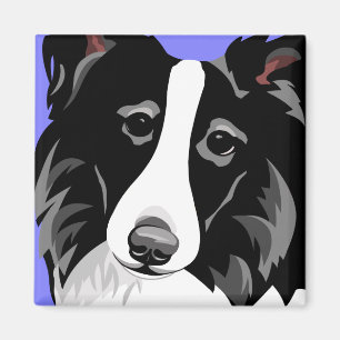 Border Collie Dog Magnet