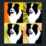 Border Collie Dog Pop Art Poster Originale Kunstwe<br><div class="desc">Border Collie Dog Pop Art Poster Originale Kunstwerke</div>
