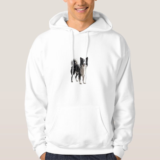 Border Collie Elegant Breed Hoodie (Vorderseite)