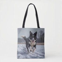 Border Collie Elegante Tasche