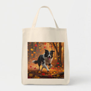 Border Collie Frische Pasta machen Tragetasche
