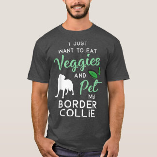 Border Collie Funny Vegan Dog Lover Eigentümer Xma T-Shirt