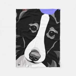Border-Collie-Geschenke Fleecedecke
