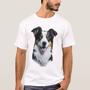 Border Collie Gesicht T-Shirt
