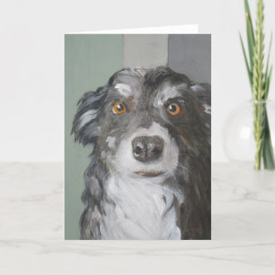 Border Collie Greeting Card Karte