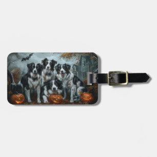 Border Collie Halloween Night Doggy Delight Gepäckanhänger