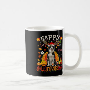 Border Collie Halloween Weihnachtshund Happy Hallo Kaffeetasse