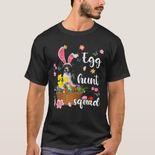 Border Collie Happy Ostertag Osterfest farbiges Ei T-Shirt