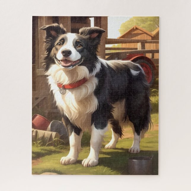 Border Collie Hund (Vertikal)