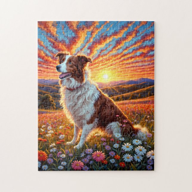 Border Collie Hund (Vertikal)