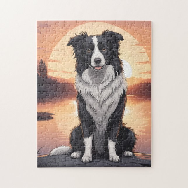 Border Collie Hund (Vertikal)