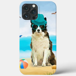 Border Collie Hund am Strand Case-Mate iPhone Hülle