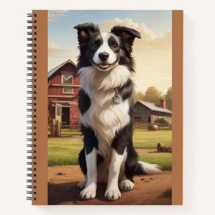 Border Collie Hund Notizbuch