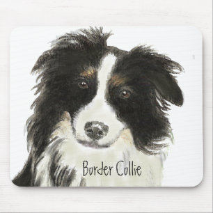 Border-Collie-Hund O Mousepad
