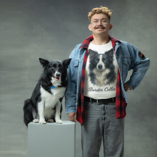Border Collie Hund T-Shirt (Von Creator hochgeladen)