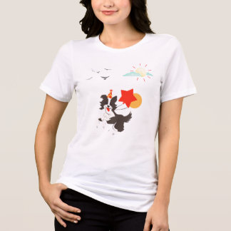 Border Collie Hund T-Shirt 🐶 Süßes & Treues Haust Tri-Blend Shirt