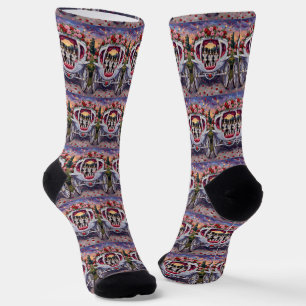 Border Collie Hund Valentinstag Socken
