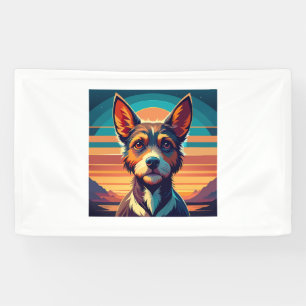Border Collie-Hunde-Shirt Banner