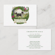 Border Collie Hundebetreuer Individuelle Visitenka