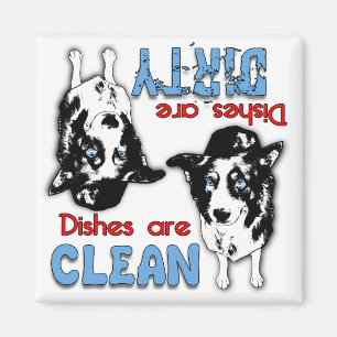 Border-Collie-Hundeliebhaber-Spülmaschinen-Magnet Magnet