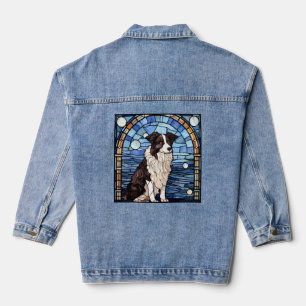 Border Collie Jeansjacke