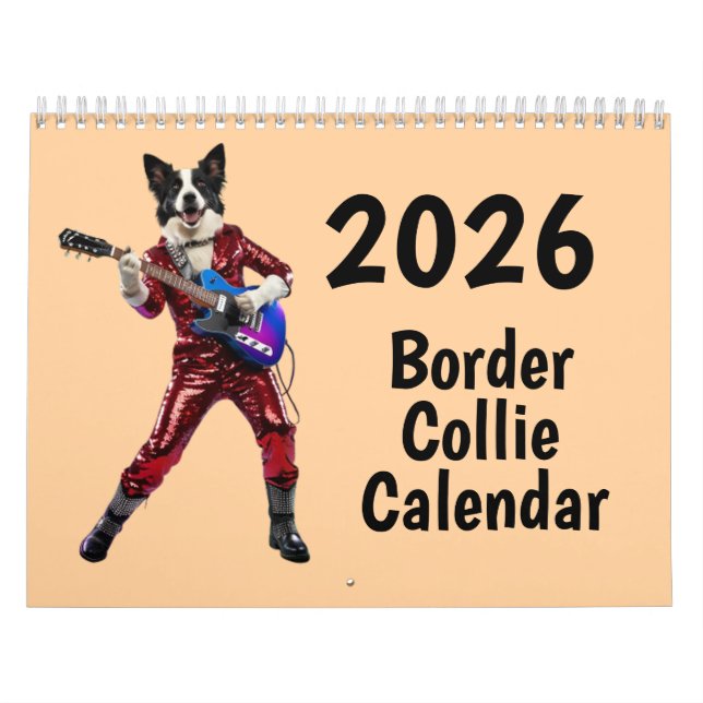 Border Collie-Kalender Kalender (Titelbild)