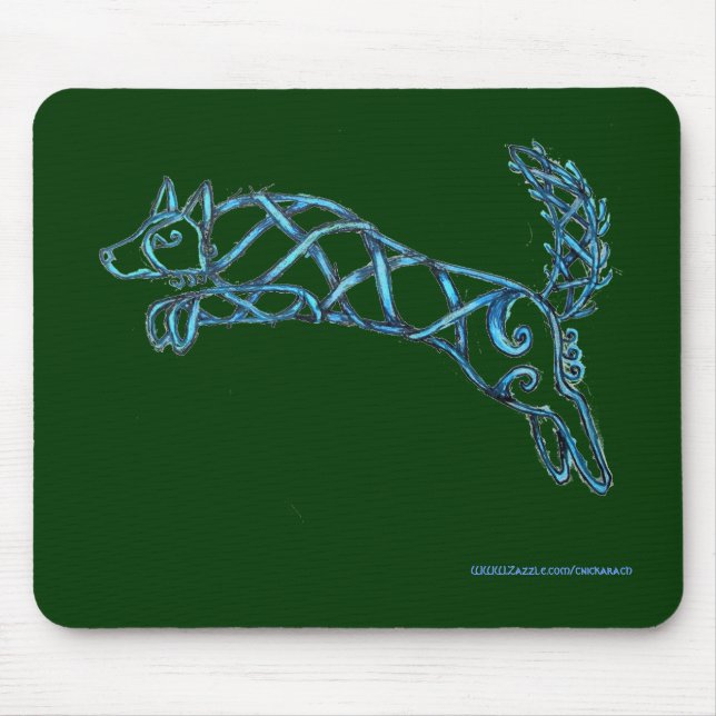 Border-Collie-Knoten, Mousepad (Vorne)