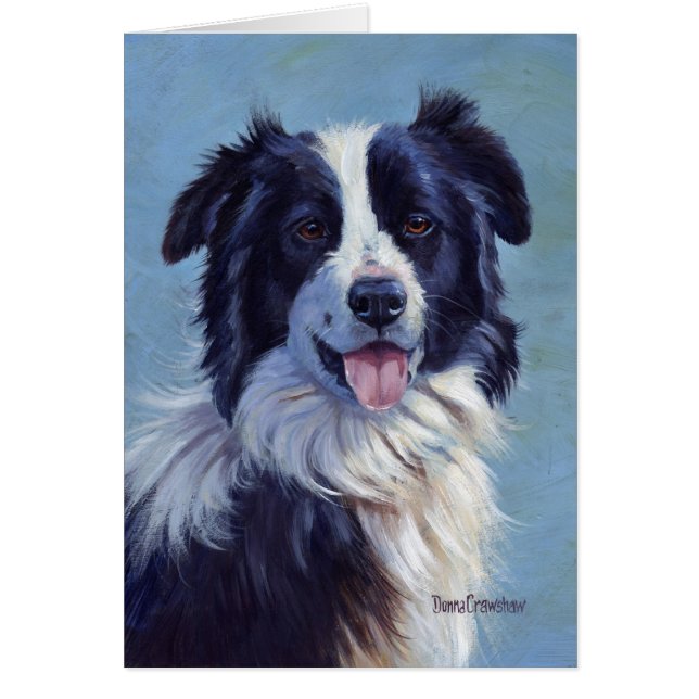 Border-Collie-Kopf (Vorne)