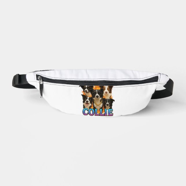 Border Collie Kopie Bauchtasche (Vorderseite)
