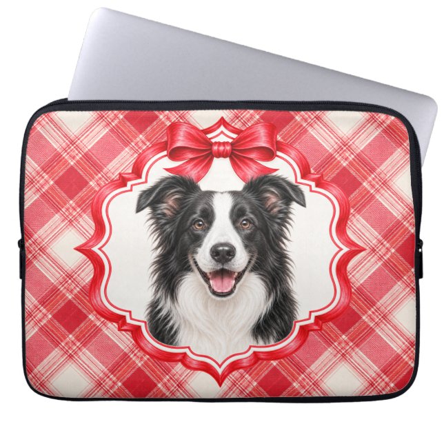 Border Collie Laptop-Hülle Laptopschutzhülle (Vorderseite)