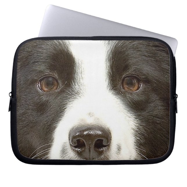 Border-Collie-Laptop-Hülse Laptopschutzhülle (Vorderseite)
