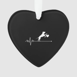 Border Collie Liebhaber-Mutter-Geschenke Herzschla Ornament