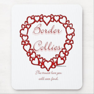 Border Collie Love Mousepad