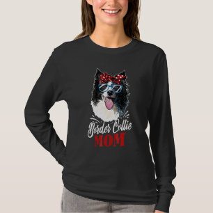 Border Collie Mama Süßer Border Collie Hund T-Shirt