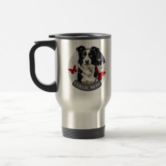Border Collie Mama-Tasse – Kaffee-Geschenktasse fü Reisebecher