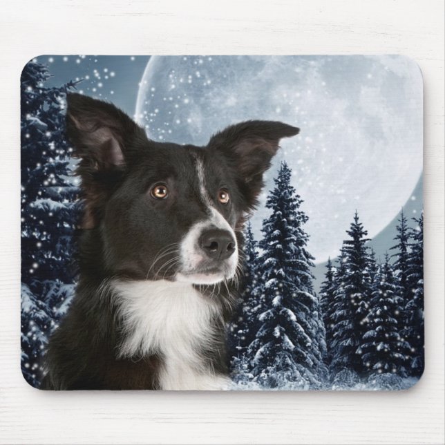 Border Collie Mousepad (Vorne)