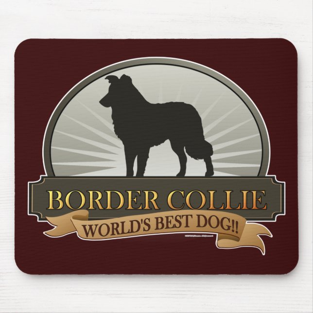 Border-Collie Mousepad (Vorne)