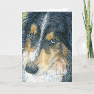 Border-Collie Notecard Karte