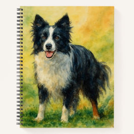 Border Collie Notizbuch