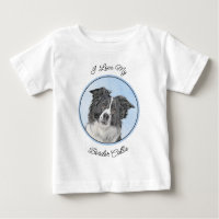 Border Collie Painting - Niedliche Original Dog Ar