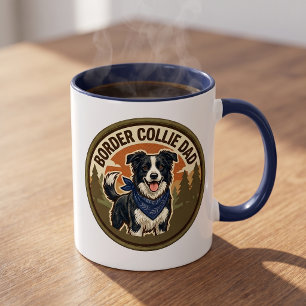 Border Collie Papa Kaffeetasse   BC Hundepapa-Gesc