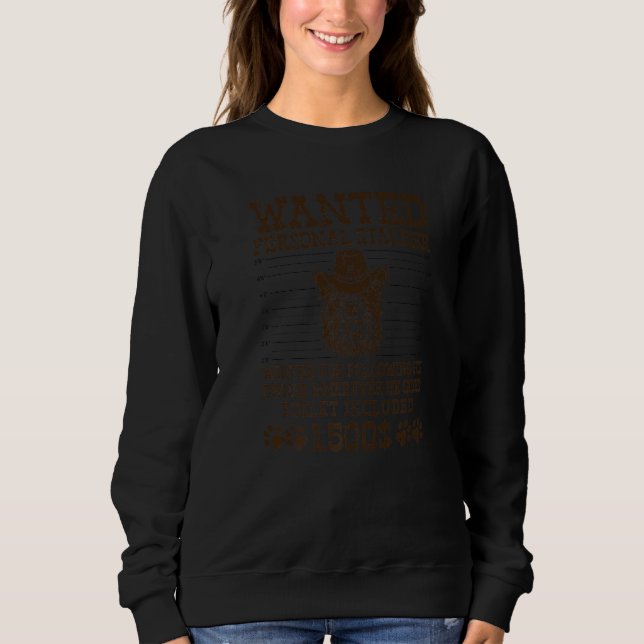 Border Collie Personal Stalker Dog Walker Dog Trai Sweatshirt (Vorderseite)