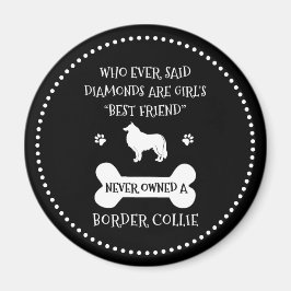 Border Collie Pet Dog Bester Freund Magnet
