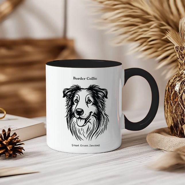 Border Collie Portrait Tasse (Von Creator hochgeladen)