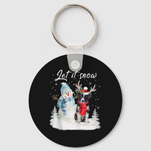 Border Collie Santa Dog Weihnachts Snowman Xmas Pa Schlüsselanhänger